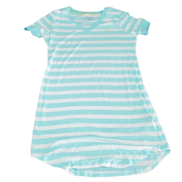 Ralph Lauren Striped Cotton Night Shirt 